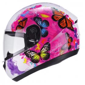 Capacete Peels Spike Flow Branco e Rosa
